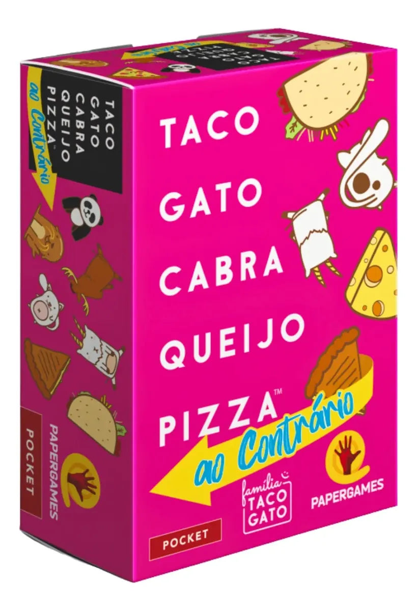 Taco Gato Cabra Queijo Pizza: ao Contrário