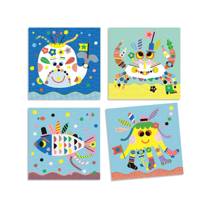 Criar com Adesivos - Criaturas Marinhas