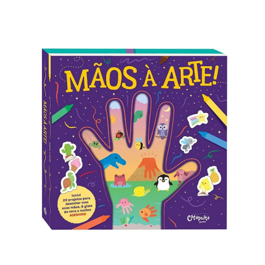 Livro Mãos à Arte – Atividades de Desenho Criativo para Crianças
