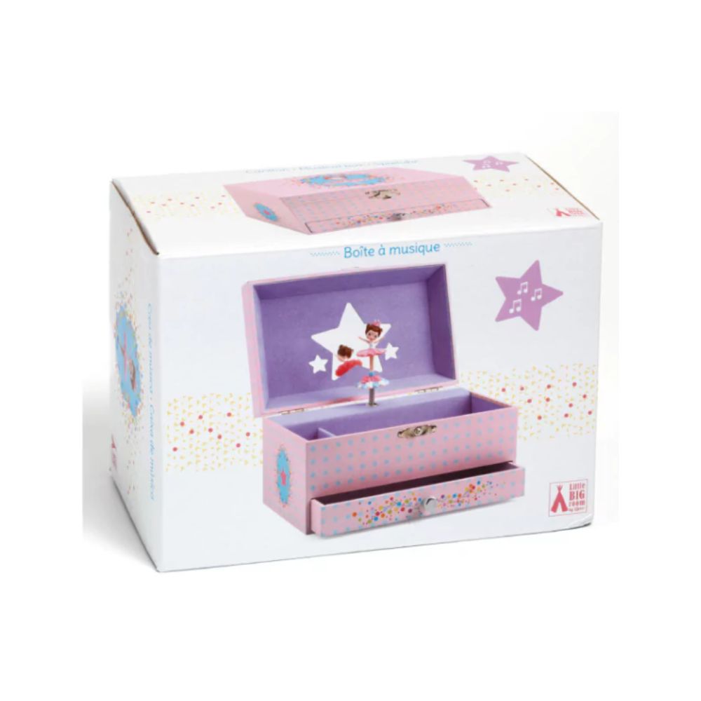 Caixa de Música Bailarina Rosa