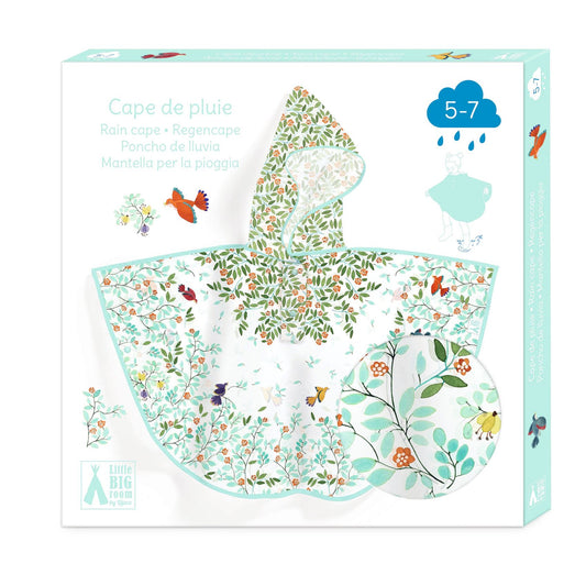 Capa de Chuva Infantil Grande - Pássaros
