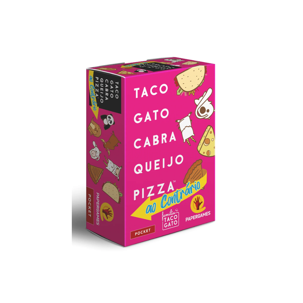 Taco Gato Cabra Queijo Pizza: ao Contrário