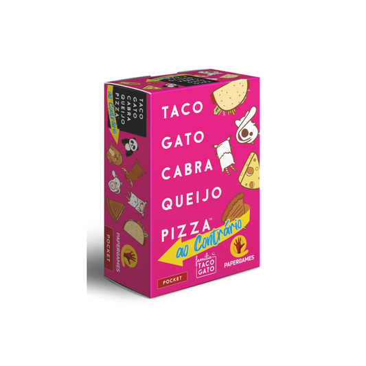 Taco Gato Cabra Queijo Pizza: ao Contrário