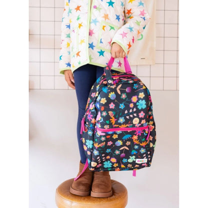 Mochila Grande Anoitecer no Jardim