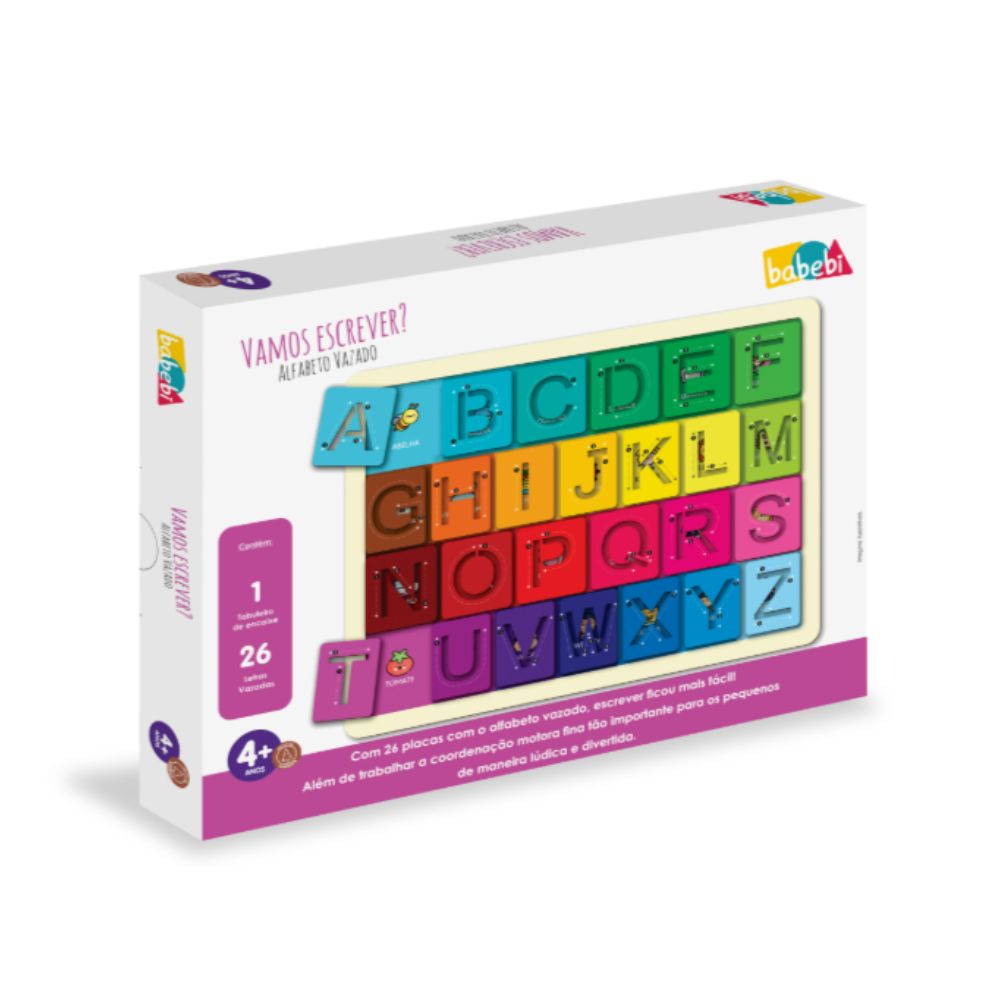Vamos Escrever? Alfabeto Vazado