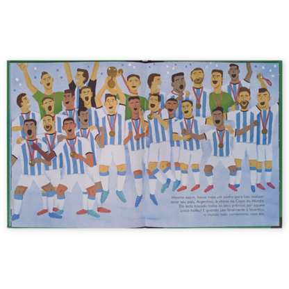Livro Gente Pequena Grandes Sonhos - Leo Messi