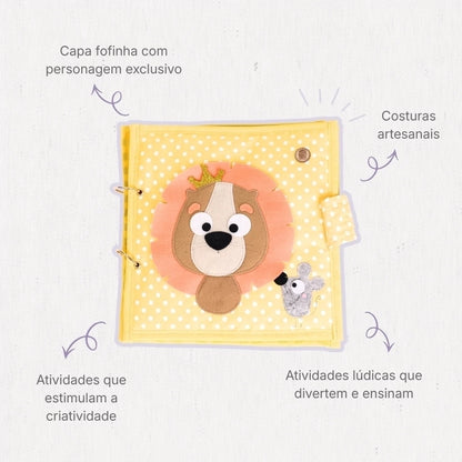 Quiet Book Livro Sensorial Bebês