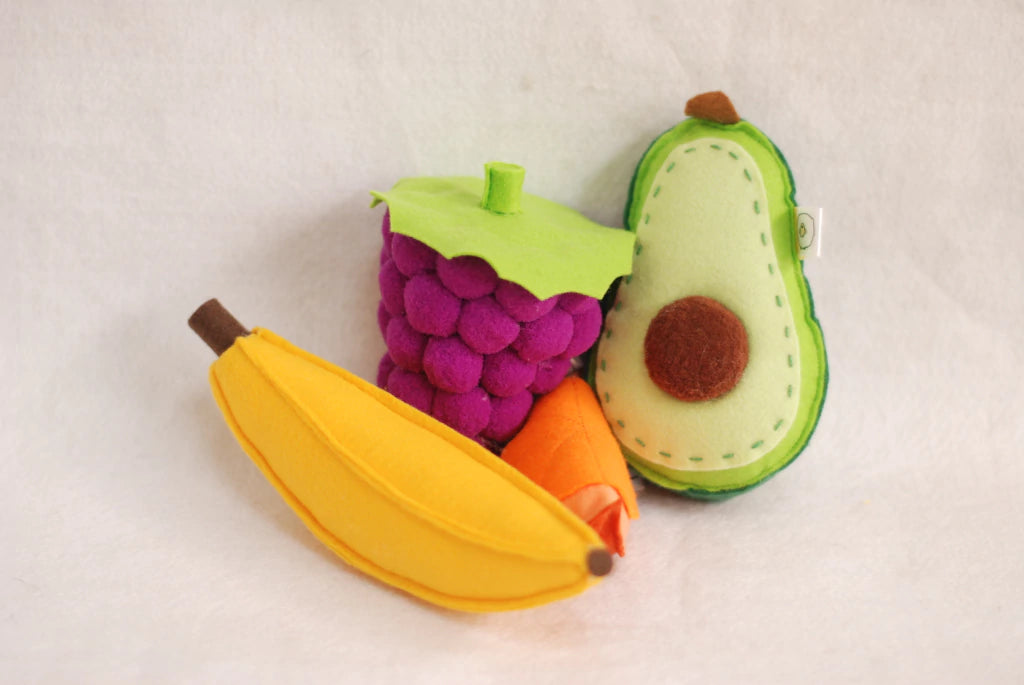 Rede de Frutas em Feltro
