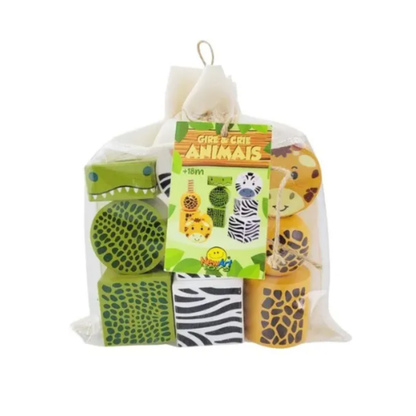 Gire e Crie Animais – Brinquedo para Rosquear e Montar