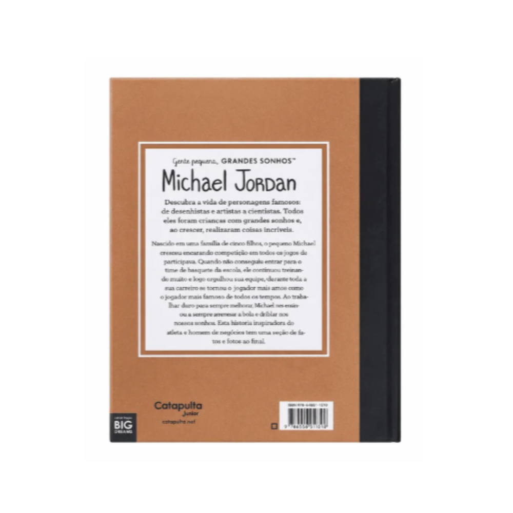 Livro Gente Pequena Grandes Sonhos - Michael Jordan