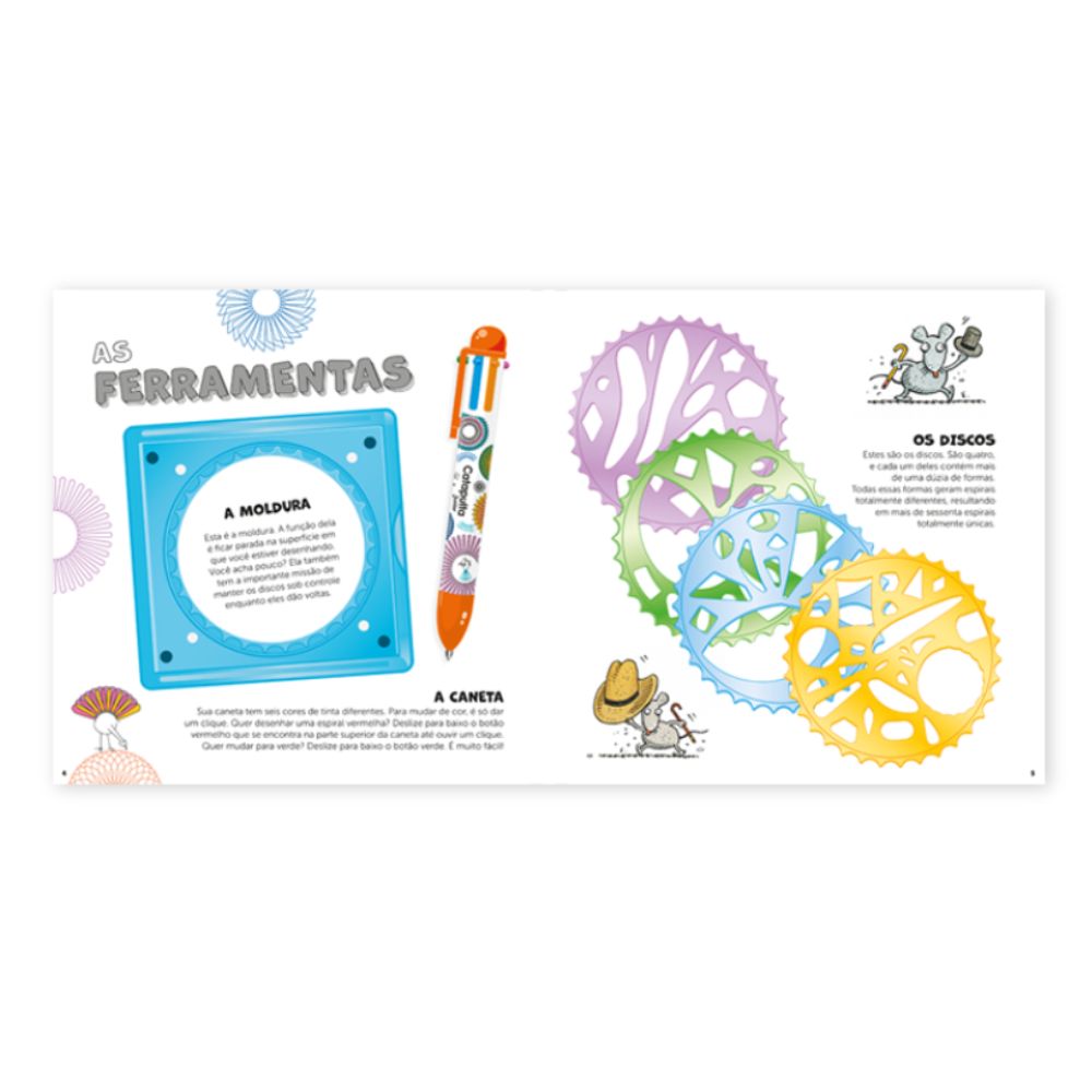 Livro Espirais Coloridas