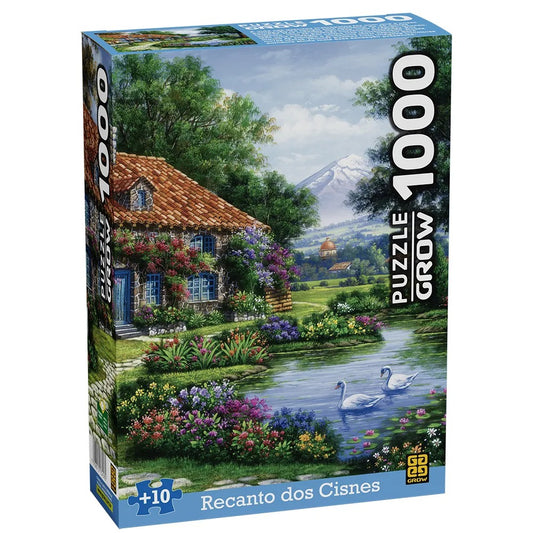 Quebra-cabeça 1000 Peças Recanto dos Cisnes