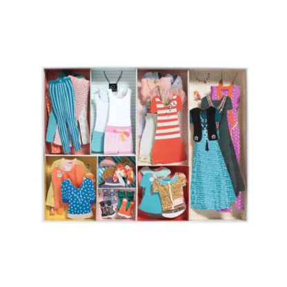 Quarto de Vestir - Bonecas de Papel com Roupas e Acessórios