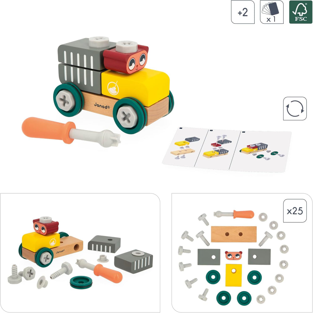 Carro de Construção | Ursinho Brico Robô