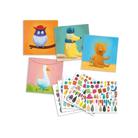 Criar com Adesivos - Animais