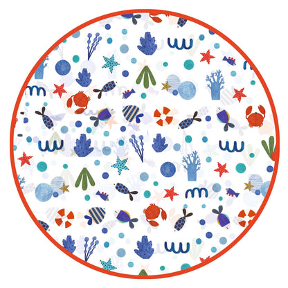 Capa de Chuva Infantil Pequena - Oceano