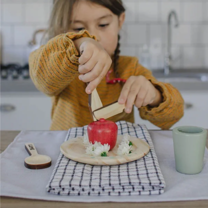 Minicozinha - Copo, Talheres e Prato Verde