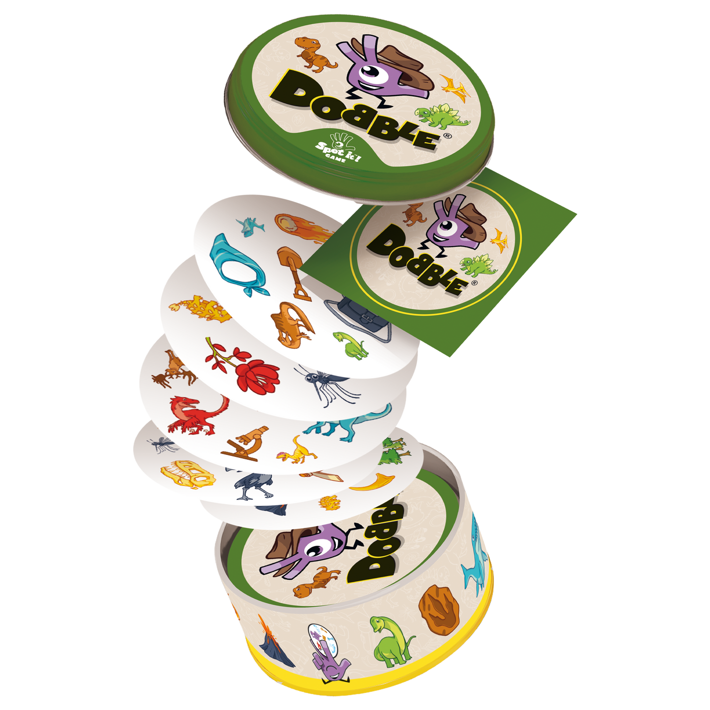Jogo de Cartas Dobble: Dinossauros