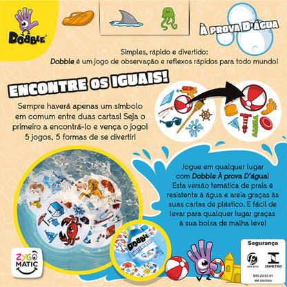 Jogo de Cartas Dobble: À Prova d'Agua