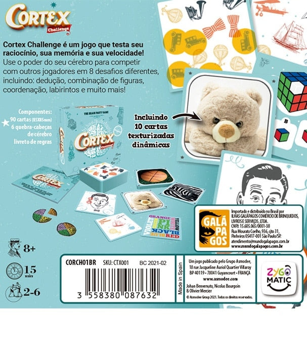 Jogo de Cartas Cortex Challenge